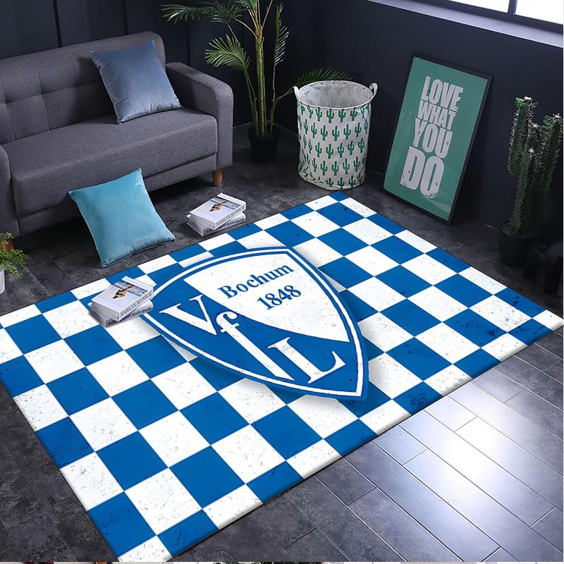 1PC rug Bochum Crest Carpet, Chair Rug,Area Rug for Office Bedroom living rooms bedroom, Doormat decor Christmas fan gifts