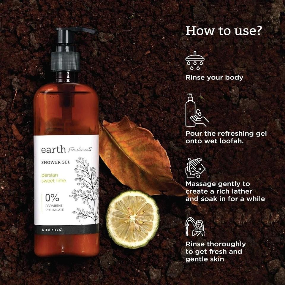 Kimirica Earth Persian Lime Shower Gel 290ml