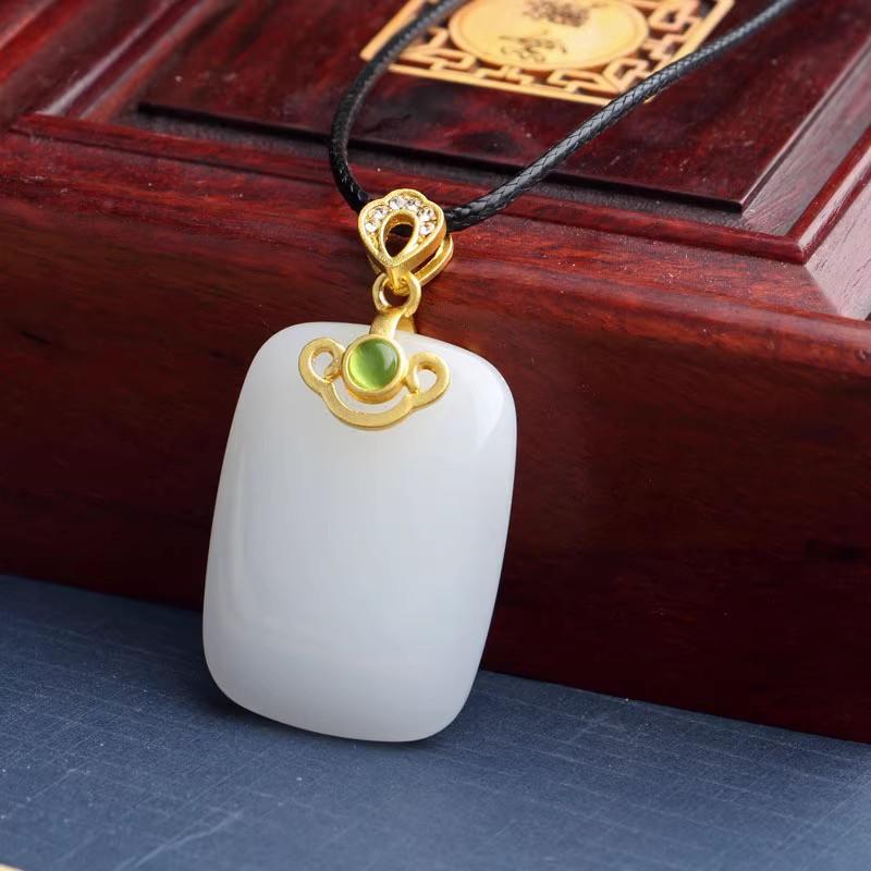 Pendant Ping an Buckle Wu Shi Brand Gift Necklace