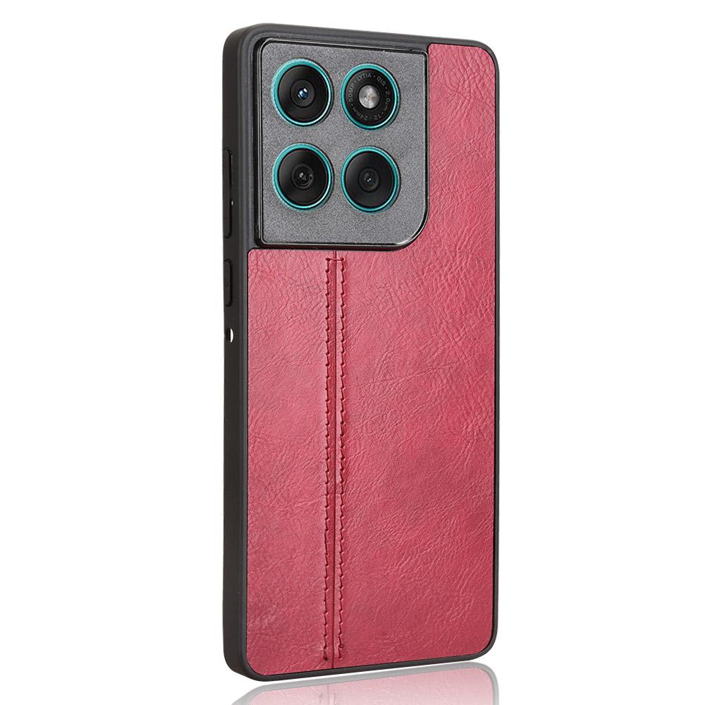 Plain Stitching Fabric Leather Texture Case for Motorola Moto Edge 60 Fusion Stylus Cover Capa Coque Fundas Motorola Edge 60 Fusion