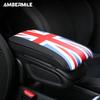 Leder Für Mini F54 F55 F56 F60 R55 R56 R60 Auto Handauflage Polster Mittlere Armlehne Aufbewahrungsbox Abdeckung Schutzmatte Zubehör