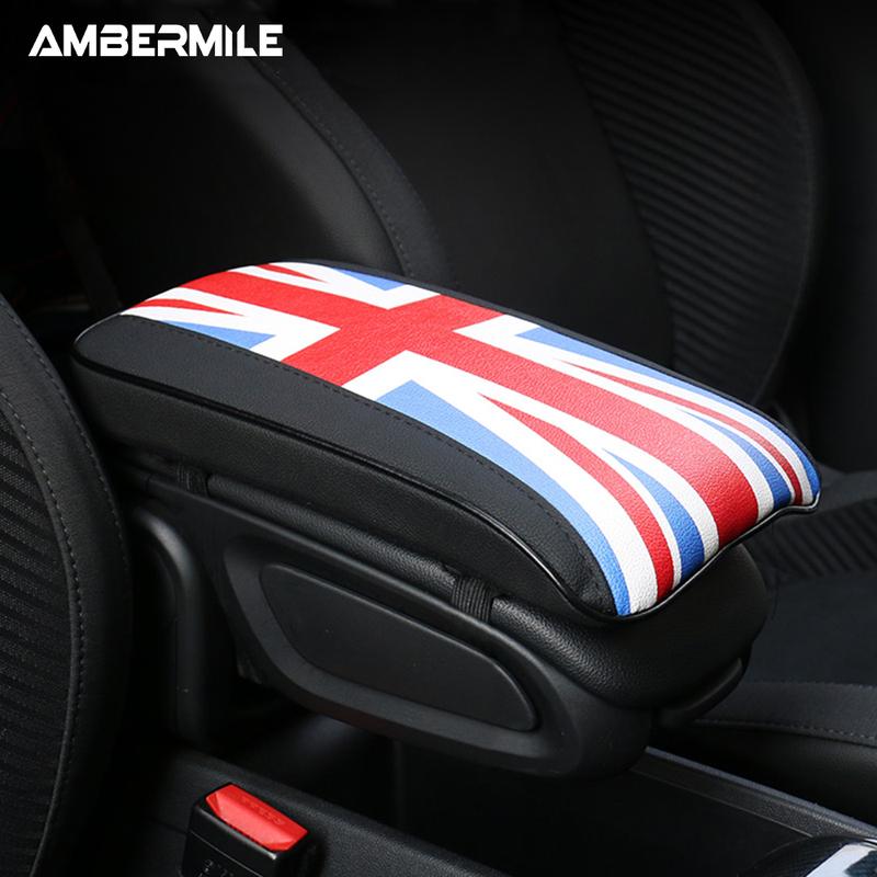 Leder Für Mini F54 F55 F56 F60 R55 R56 R60 Auto Handauflage Polster Mittlere Armlehne Aufbewahrungsbox Abdeckung Schutzmatte Zubehör