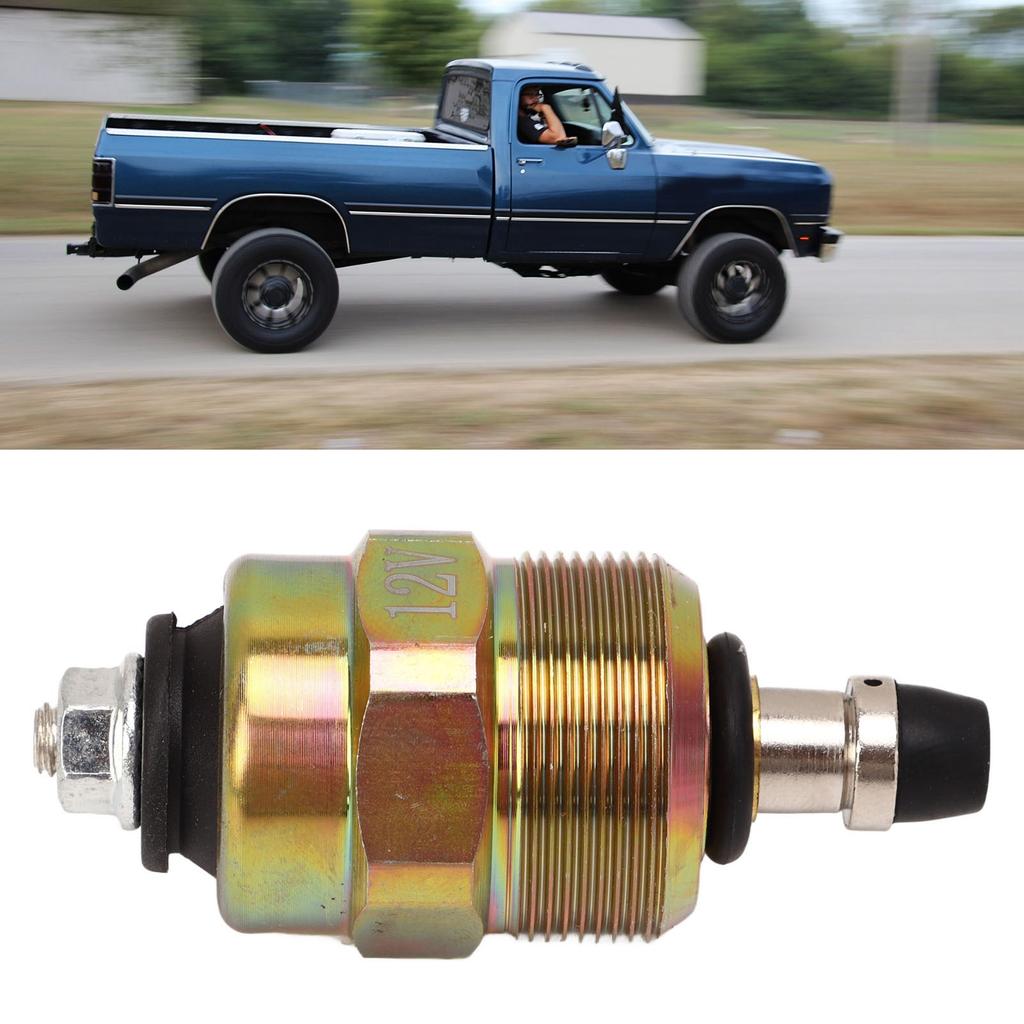Kraftstoff-Abschalt-Stopp-Magnetventil Flammenauslassventil 0330001015 Ersatz für Dodge Pickup 5.9L Motor 1989–1993 12V