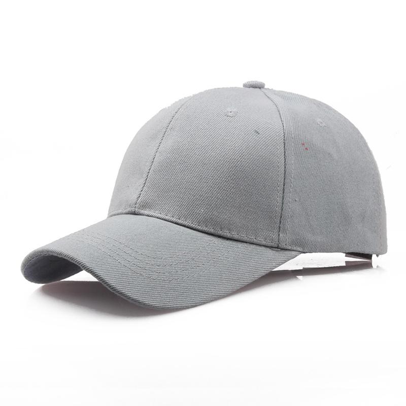 Plain Cap Baseball Strapback Adjustable Solid Blank Hat  Men Women Caps Visor