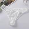 Sexy Lace Low Waist Panties Transparent G-String Comfortable Thong Lingerie Women's Temptation Intimates  Hottest