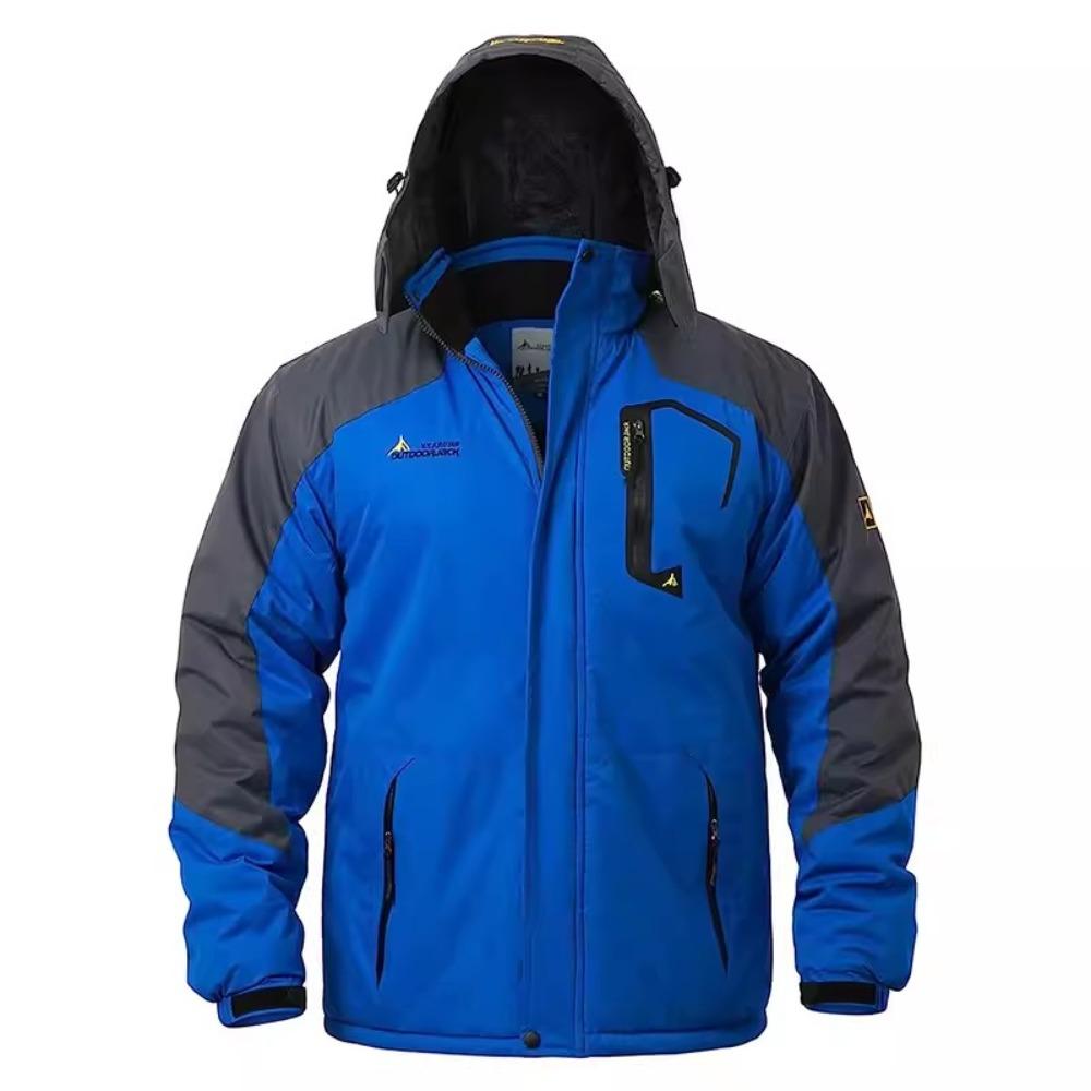 Herren Winter Parkas Outdoor Jacke Verdicken Fleece Warme Wasserdichte Windjacke Ski Jacken Klettern Männer Dicken Mantel Heißer Verkauf
