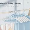 10 Pcs Anti Slip Kids Clothes Hanger Space Saving Infant Clothing Hanger  Household Use