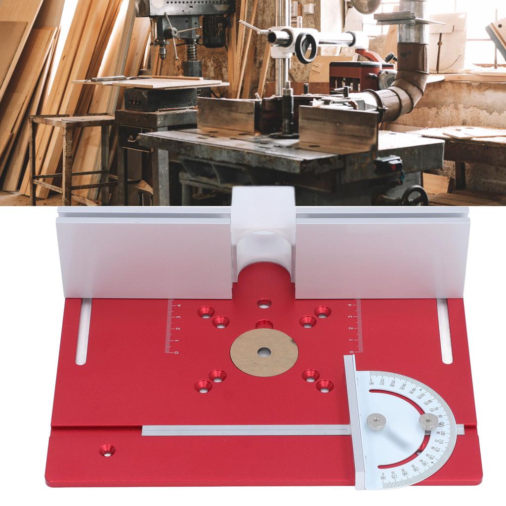 Router Table Insert Plate Aluminum Alloy Board Woodworking Benches Router Table Plate for Routing Carving Milling