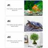 Transparent Betta Fish Tank Intelligent Sensing LED Light Desktop Fish Bowl USB Charging with Feeding Hole Fish Breeding Tank