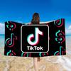 Tiktok 3d Printed Towel Bathing Bathrobe Beach Swimming Swimwear Shower Towel