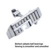 747 Roller Presser Foot Attachment Sewing Machine Roller Presser Foot for Curtains Bedding Thick Fabric Leather Sewing