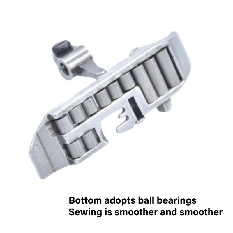 747 Roller Presser Foot Attachment Sewing Machine Roller Presser Foot for Curtains Bedding Thick Fabric Leather Sewing