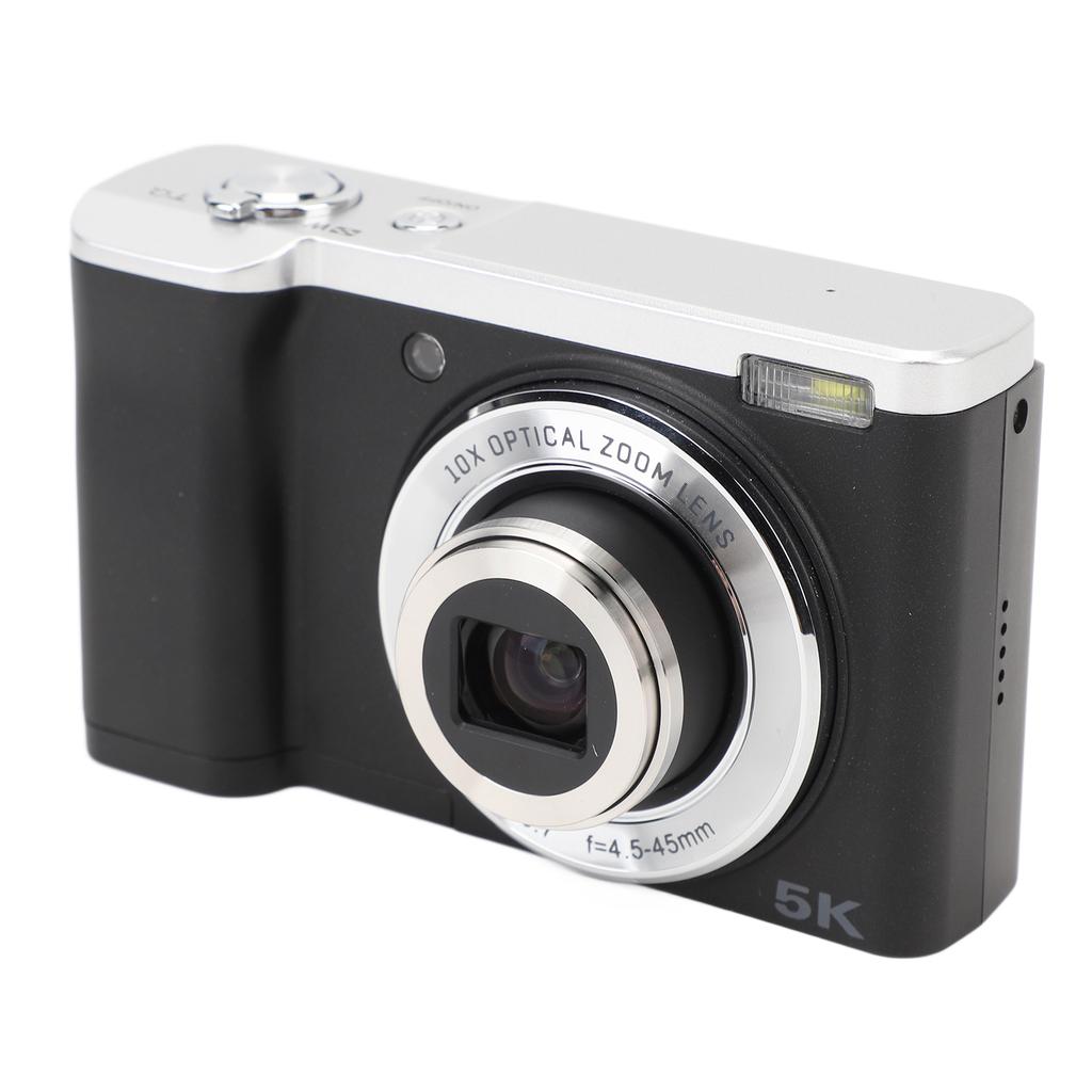 Digital Camera 5K Front 16MP Camera Rear 12MP Camera Auto Focus 10x Optical Zoom Anti Shake with