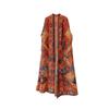 2024 Middle East Women’s Long Printed Robe Dress