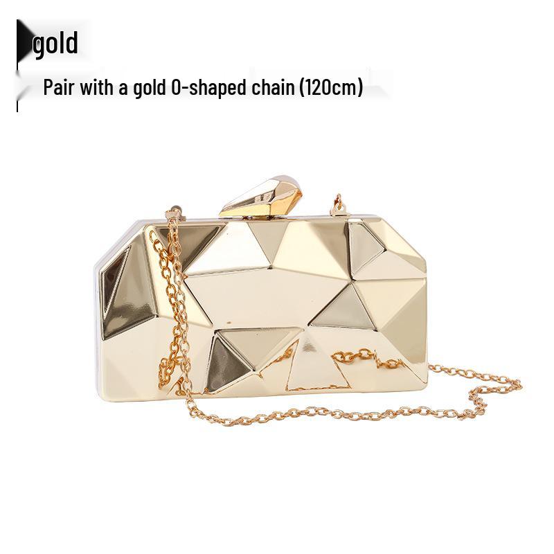 Pailletten-Clutch mit Eisen-Schnalle für Damen - Abend-Handtasche
