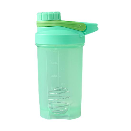 500ml Water Bottle Leak Proof Portable PP BPA Free Protein Shaker Water Workout