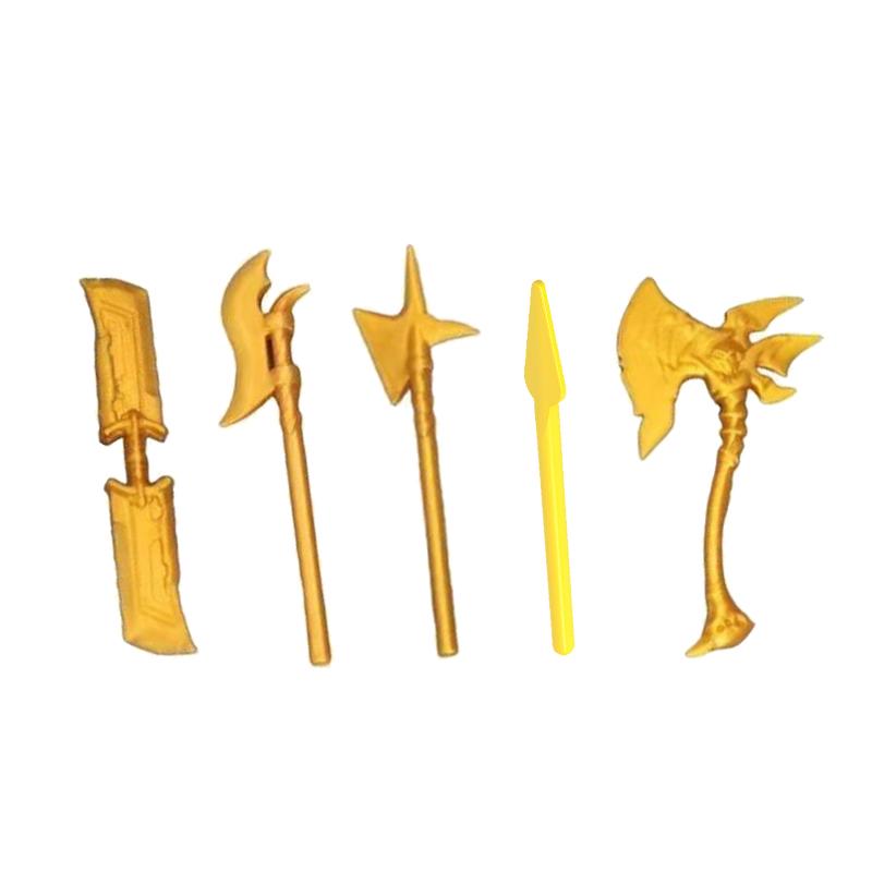 Medieval Military Soldier Weapon MOC Building Blocks Accessories Anime Figures Battle Axes Swords Gun Helmets Vest Toy Gift K018