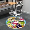 1pc Mario Office Round Area Rug, Under Office Chairs Bedroom Living Room Home Decor, Room Decoa1016222