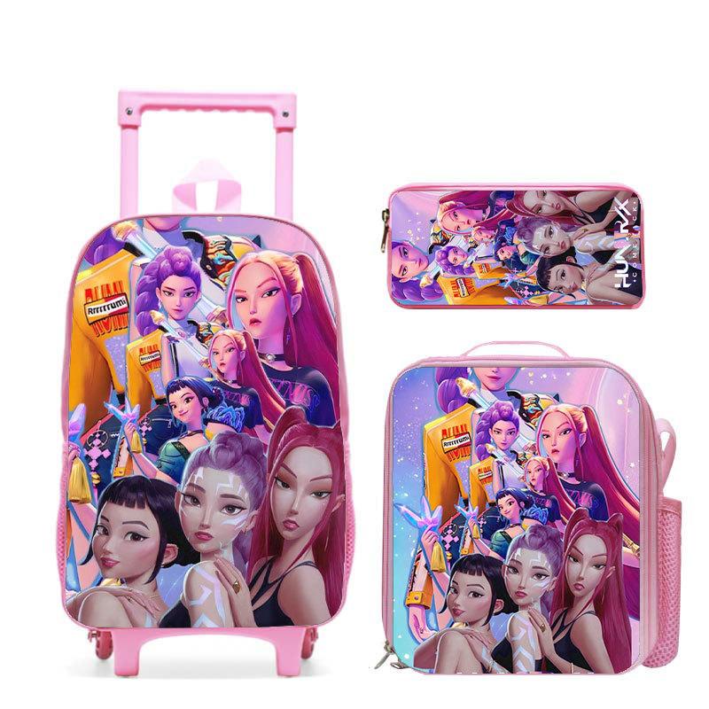 Kpop Witch Hunter Girl Group Schoolbag High Definition Printing Casual Crossing Border Lightweight Tie Rod Backpack One Piece Hair