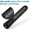 SZSAUTO Car Truck Short Antenna, 3.2 Inch Carbon Fiber Waterproof Car Antenna Replacement Mast, Universal Vehicle AM FM Stereo Radio Antennas for