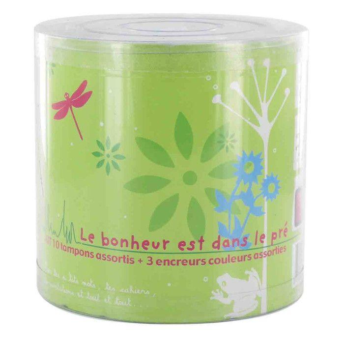 Tampons et encreurs Set de 13 pièces Bonheur dans le pré