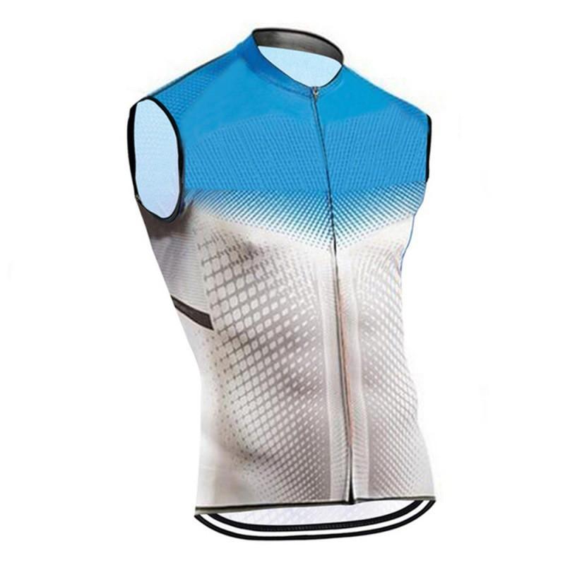 Men Women Cycling Vest Breathable Mesh Jersey Road Bike Riding Sportswear