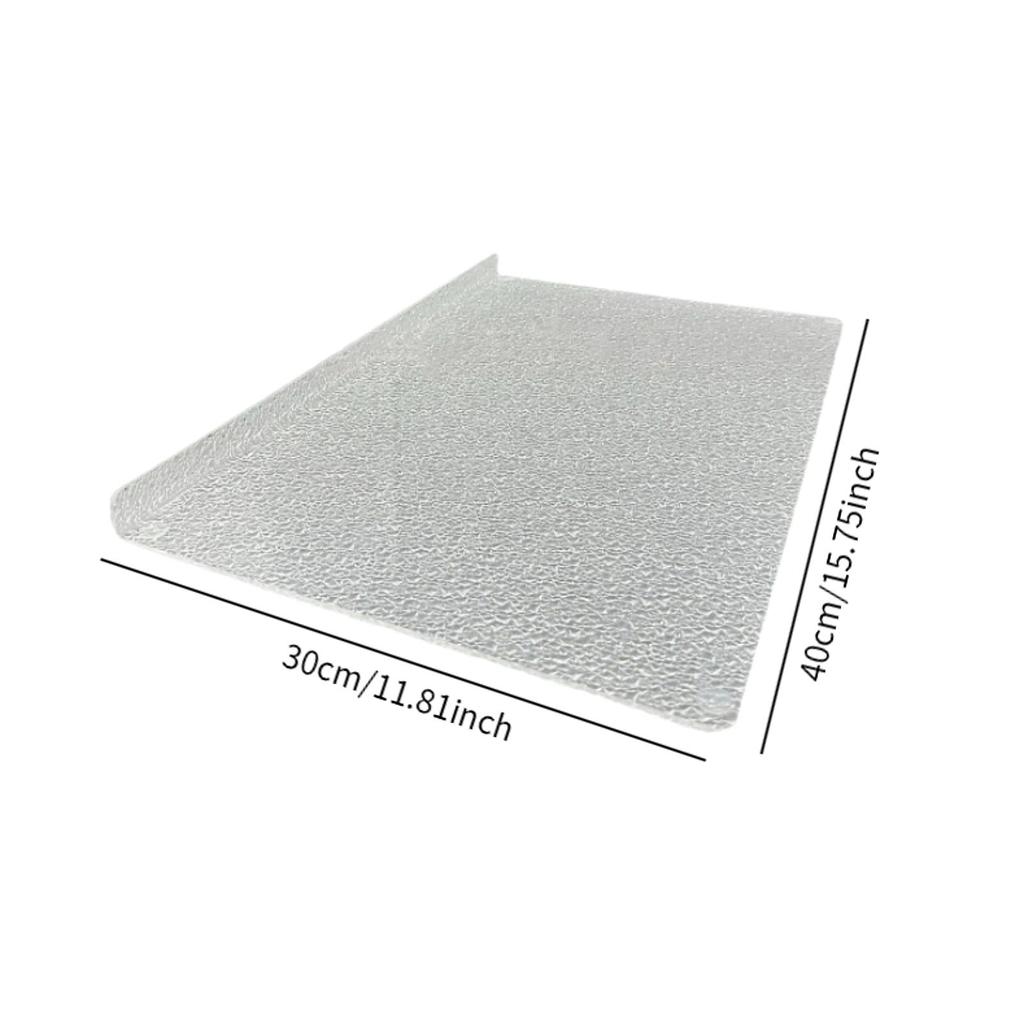 Acrylic Cutting Board Chopping Blocks 40 X 30 Cm Nonslip Mat Clear Chopping Board for Home Kitchen Counter Restaurant Vegetables