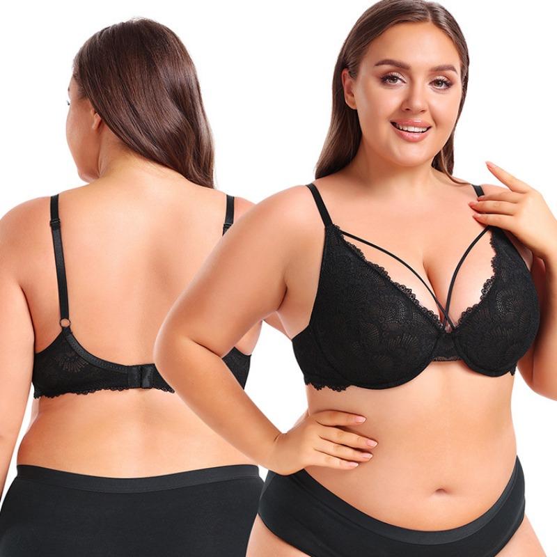 Large Size Sexy Lace Underwire Underwear Ultra-thin Bra