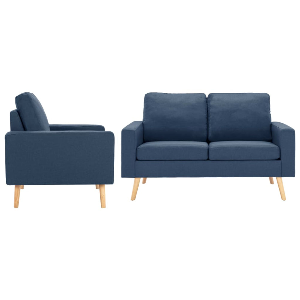 Ensemble de canapé 2 pcs Tissu
