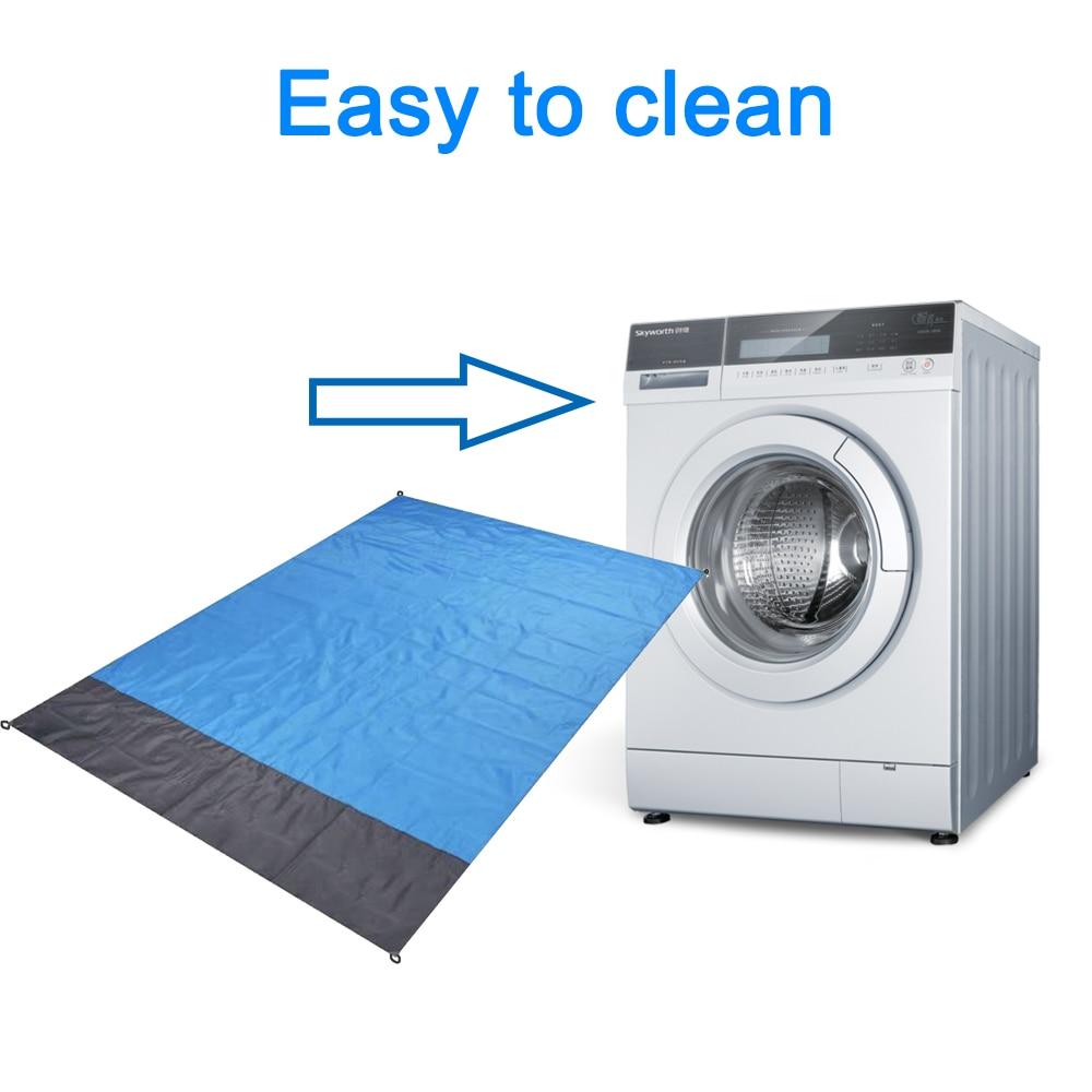 Waterproof Pocket Beach Blanket Outdoor Picnic Camping Mat Portable Folding Mat Sand Beach Mat