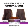 Purple Hair Mask, Purple Collagens Hair Mask, Long Lasting Hydrating Repair Deep Nourish Brighten Hair For Blonde, Platinum, White or Grey Hair, 259ml