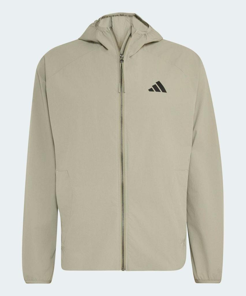 adidas City Tech 3-Stripe Windbreaker - Silver Pebble / Kt0497