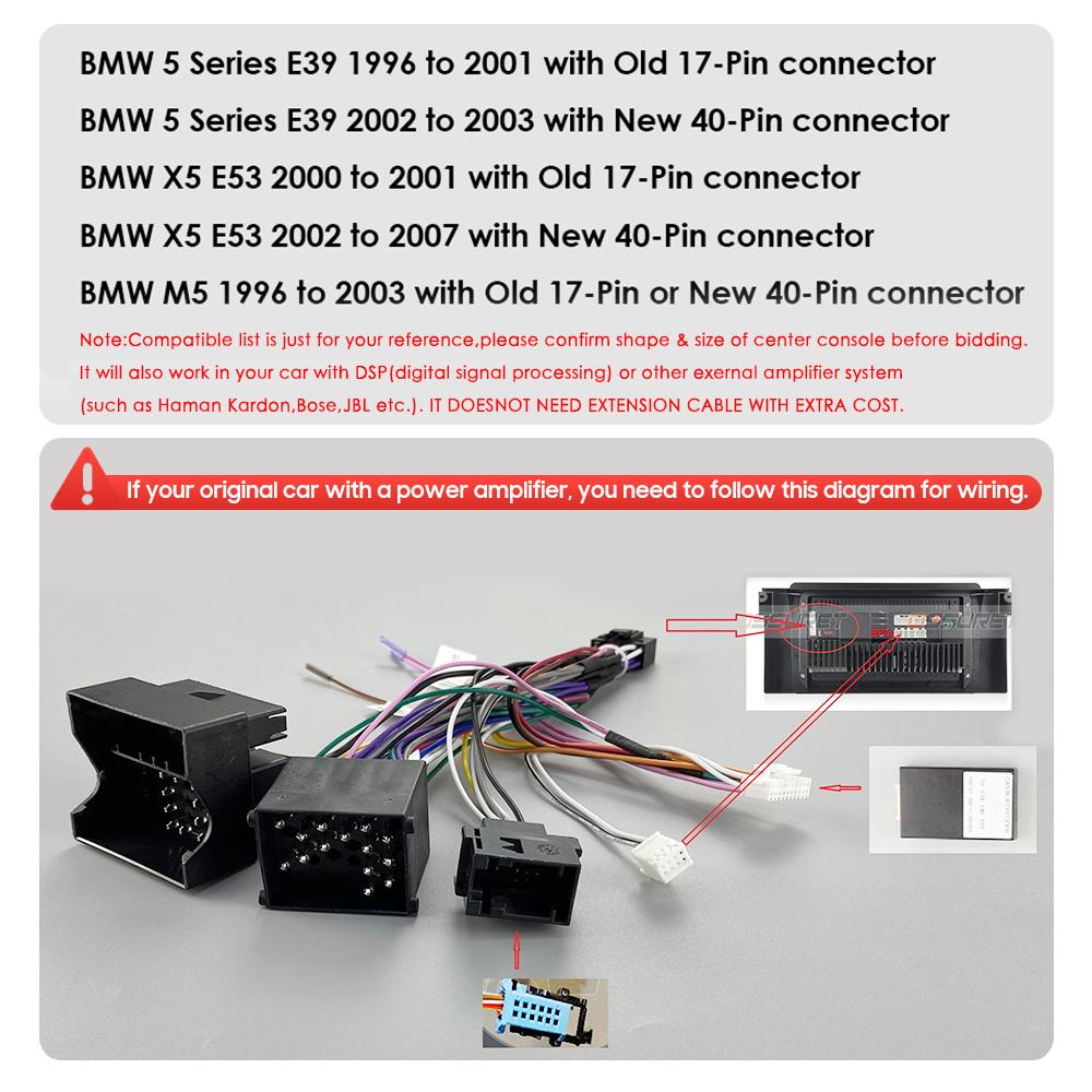 Hizpo 7-calowy 2-DIN Android 13 Samochodowy Odtwarzacz Multimedialny Dla BMW X5 11 E53 E39 M5 1996-2003 Stereo Nawigacja GPS Audio Inteligentny Carplay 4G Radio Samochodowe