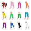 80s Neon Costume Accessories Set Knitted Leg Warmers Headband Gloves Earrings Bracelet Beaded Necklace Set Fancy Party Accessories
