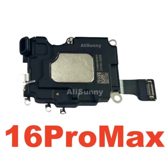 Top Front Earpiece Flex Cable for iPhone 15 14 Plus 16 Pro Max 13 12 Ear Sound Speaker Headset Fix Parts