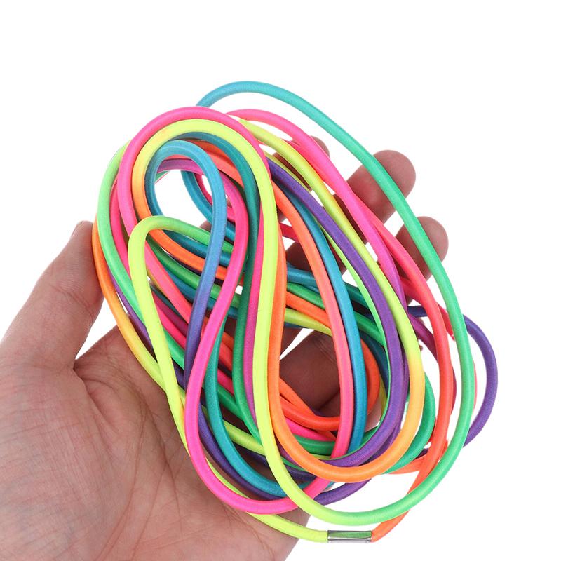 1 Pezzo Corda per Saltare per Bambini Giocattoli per Allenamento 5-10M Corda per Saltare Elastico Giocattolo per il Movimento Esercizio Allenamento Salto Nylon Regalo Ragazza