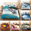 Eagle Duvet Cover Set King/Queen SizeWhite Eagle Hunting On The Sea Print Bedding Set For Boys Man AdultsWith 2 Pillowcases