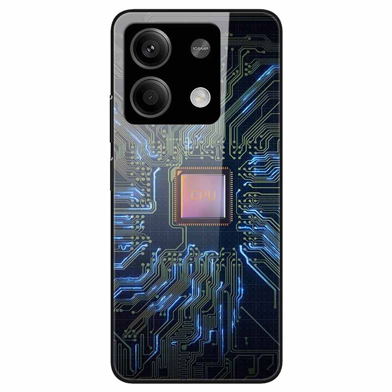For Redmi Note 13 Pro 5G Case Tempered Glass Hard PC Phone Back Cover for Xiaomi Redmi Note13 5G Note 13Pro 5G Funda Shell Coque