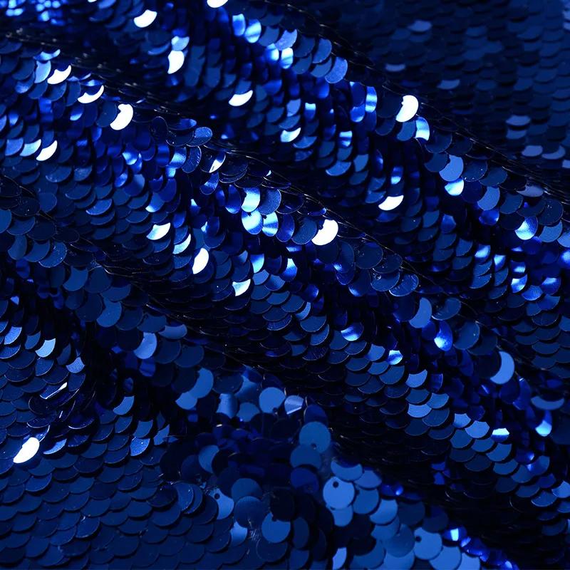 50x130cm 9mm Sequin Cloth Color Butyl Cloth Thickened Opaque Stage Background Cloth Decorative Costume Fabri