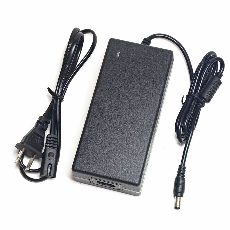 36V Smart Lithium Battery Charger DC42V 2A 5.5x2.1mm For 10 Series 36V 8AH 9AH 10AH 12AH 20AH With Led Indicator EU US Plug