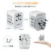 Overseas Conversion Plug TESSAN Outlet Conversion Plug Power Conversion Plug for Overseas Travel Compatible with Worldwide Converter Multi Conversion