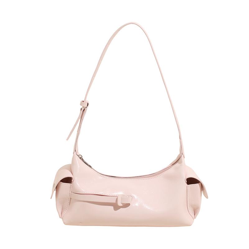 Niche Design Underarm Bag Women's New Fashion Retro Spice Girl Simple Locomotive Shoulder Bag