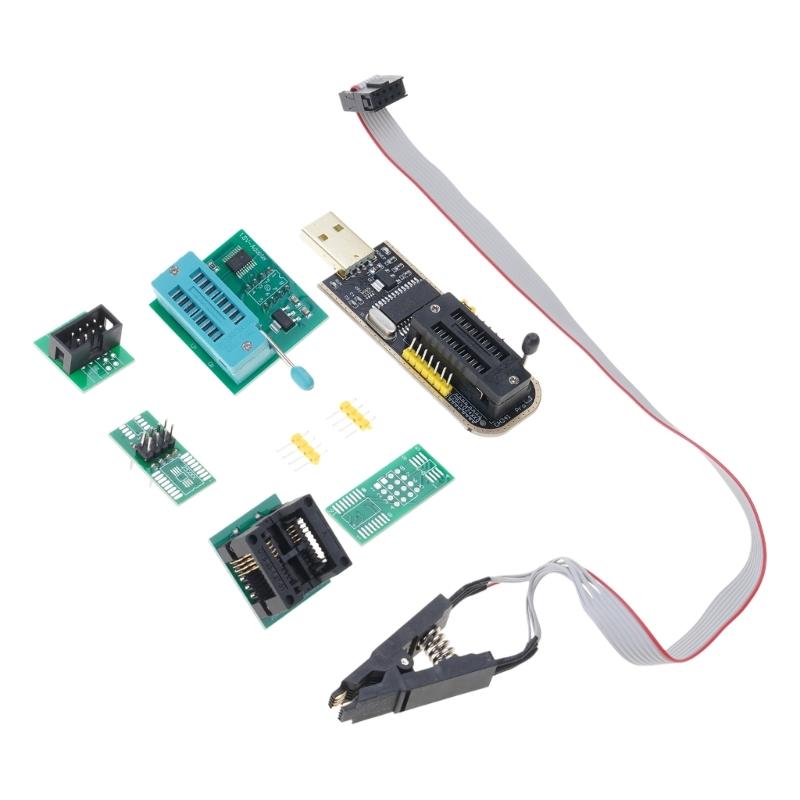 Portable CH341B IC Programmer Set with High Compatibility for Various Chip Types and Easy Operation
