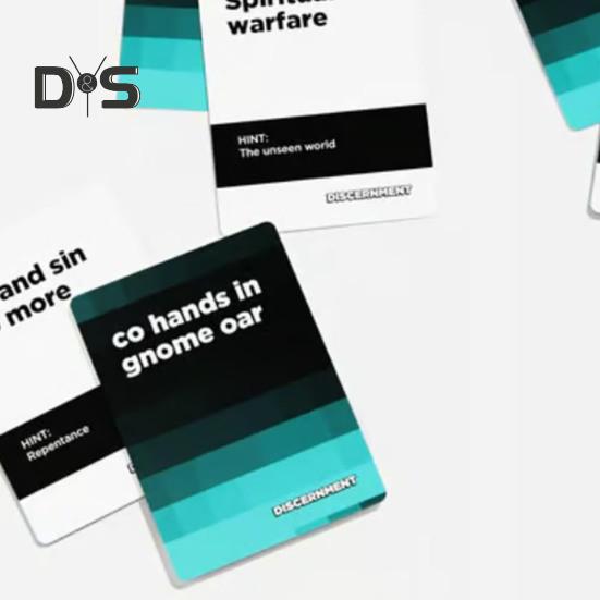 1/2 Sets Discernment Card Game Kids Teens Adults Family Game Night Party Interactive Paper Card Board Game Religious Christian Gift