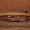 New Men's First Layer Cowhide Retro Belt Personalized Copper Buckle Casual Jeans Belt