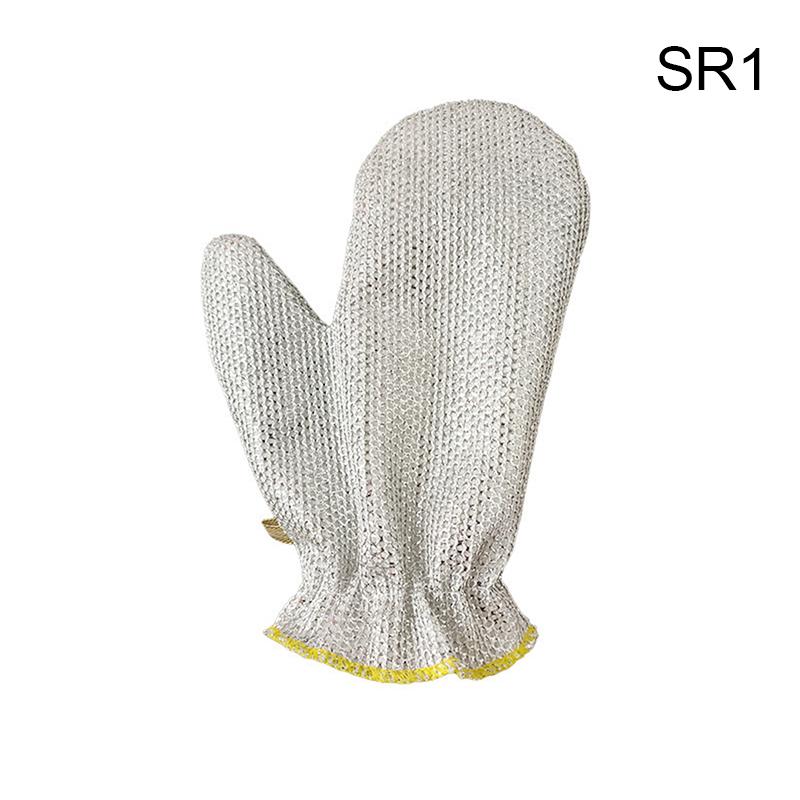 Rust Removal Cleaning Cloth Kitchen Magic Dishwashing Gloves Steel Wire Cleaning Rag Microwave Stove Clean Tools Dish Cloth
