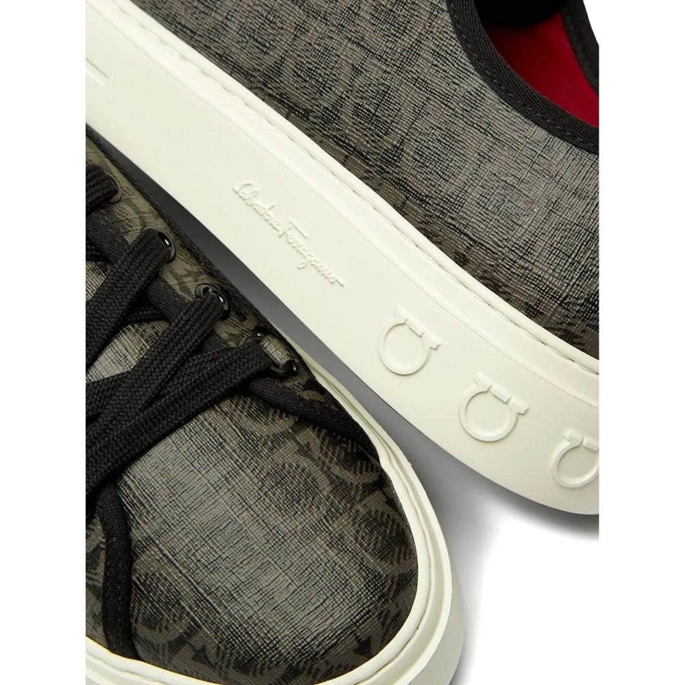 Salvatore Ferragamo Ferragamo Sneaker Gray Black