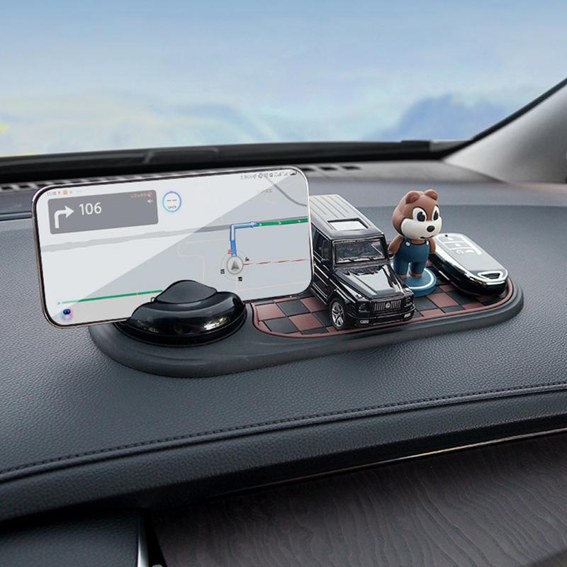 360 Degree Rotating Car Phone Holder with Temporary Parking Numbe Anti-Slip Phone Mount Anti-Shake for Cell Phones Keys Glasses