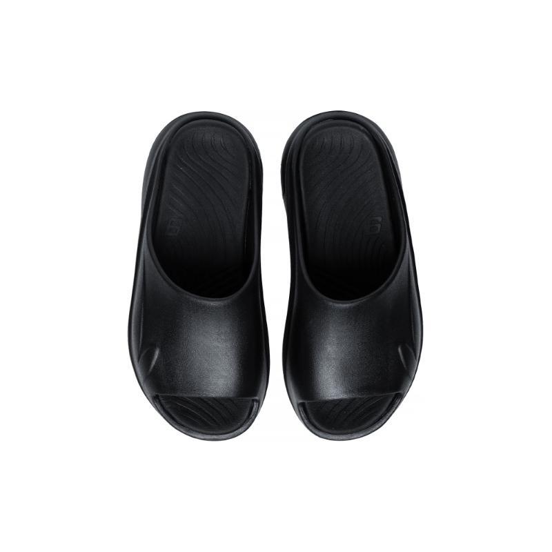 Li Ning SOFT SLIPPER Slip Resistant Abrasion Resistant Slide Slippers Unisex Black AGAT017-1