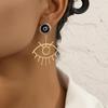 Devil's Eye Earrings: Trendy, Exaggerated Eye Design for Women